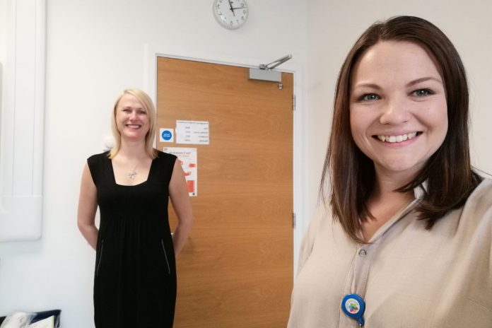 Meet Diane Kruger (right) and Rachel Roberts, the first Major Trauma Rehab Coordinators to be appointed in NHS Forth Valley.