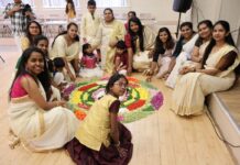 NHS Forth Valley nurses come to together to celebrate Onam