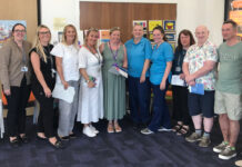 AHP and nursing staff from Falkirk's Older Adult Community Mental Health Team