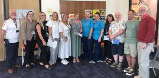 AHP and nursing staff from Falkirk's Older Adult Community Mental Health Team