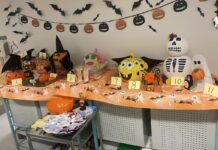 Staff within the orthodontic department (based in Area 6 of the Outpatient Department at Forth Valley Royal Hospital) had a pumpkin decorating competition. 