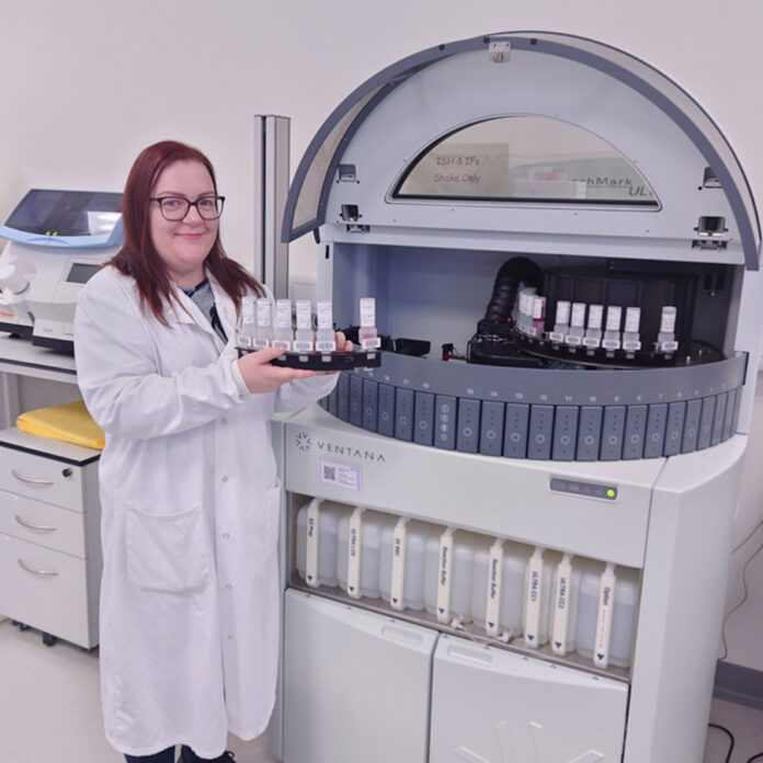 Laura Green works in NHS Forth Valley’s Pathology Department