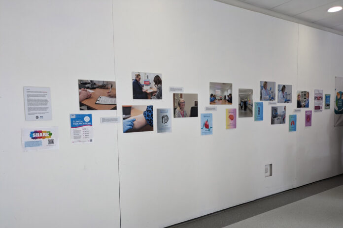 Photographer Anne Sproul recently worked with our Clinical Research team and the photos were displayed in the atrium at Forth Valley Royal Hospital to coincide with Red4Research Day