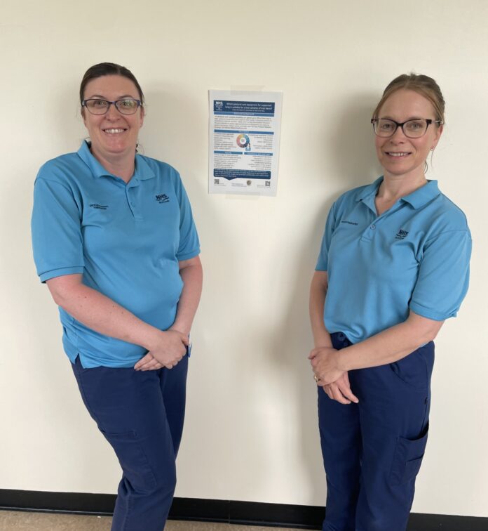 Lesley Rowe (Occupational Therapist with the Forth Valley Neuro Rehabilitation Team) & Lindsay McFadden (Physiotherapist with the Children’s Physiotherapy Team)