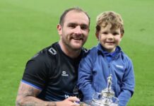 Andrew with proud son Jack