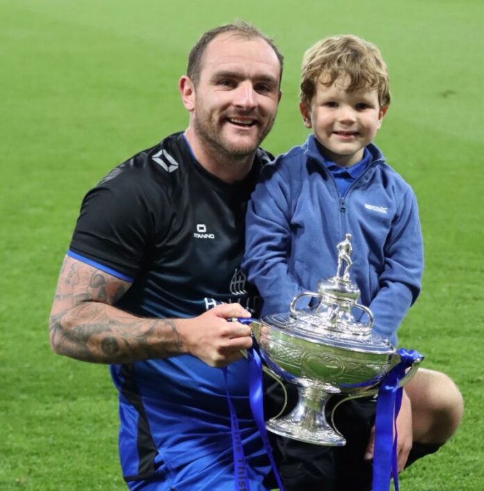 Andrew with proud son Jack