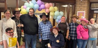 staff at Loch View Celebrating Learning Disability Nursing