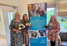 Jennifer Fundraises Full Day of Strathcarron Hospice Services Jennifer and family