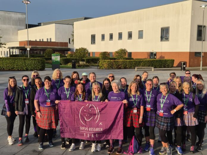 Kiltwalk Raises £7,500 for Sepsis Research in Honour of Claire McCormack