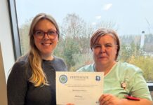 Marianne Recognised as Decaf Coffee Project Earns Top Honour Marianne White with award