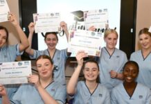 Helping Young People Gain Employment Pathways to Healthcare Careers graduates