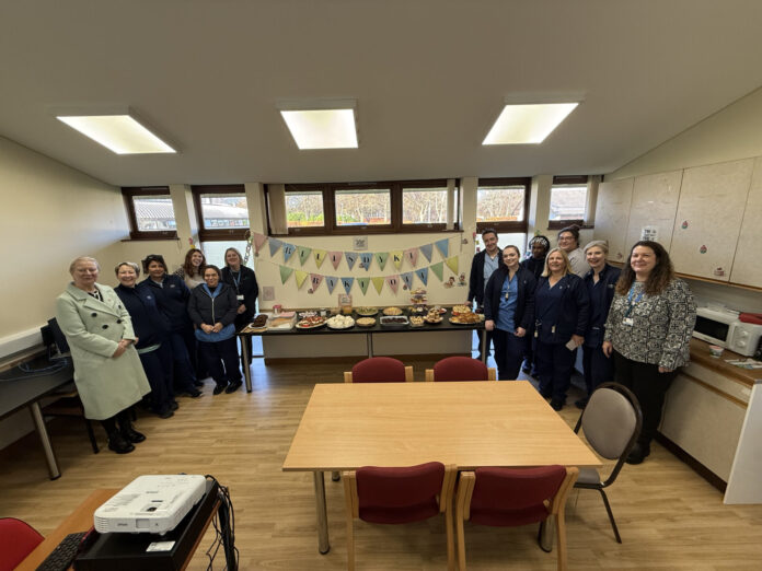 Staff at Bellsdyke Hospital