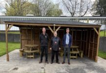 Pictured: George Morrison (Molawn); Dougie Middleton (NHS Project Manager) & Robbie Meldrum (Health Improvement Specialist